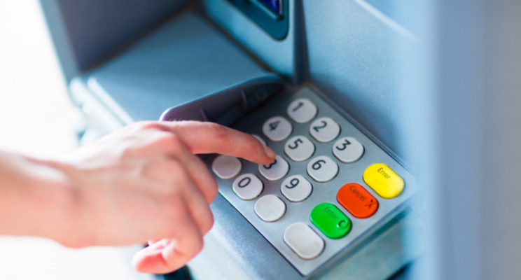 atm machine keypad